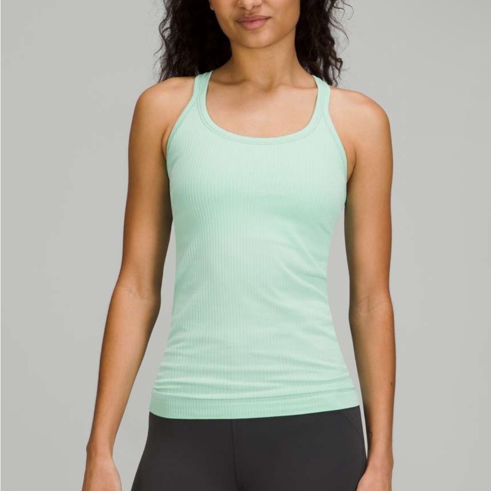 Lululemon Ebb to Street Tank Top in Wild Mint Size 12